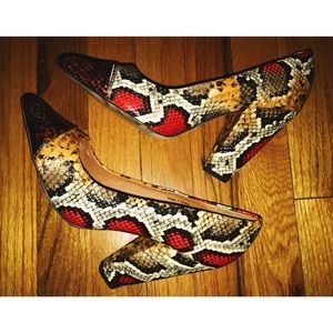 Deena & Ozzy Python Heels